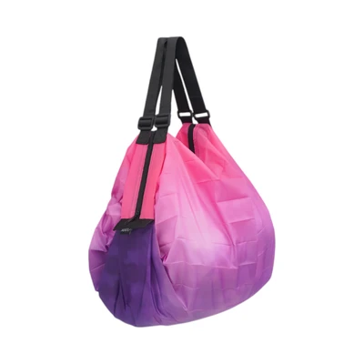 Gambar THYS Tas Belanja Lipat Roll Medium - Pink/Ungu