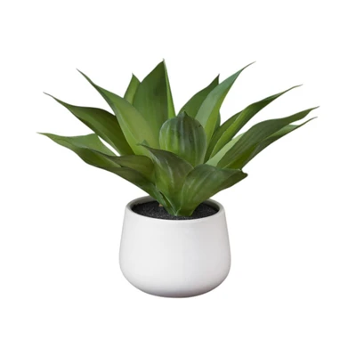 Gambar Arthome Tanaman Artifisial Maguey Dengan Pot 15x15x36 cm - Krem