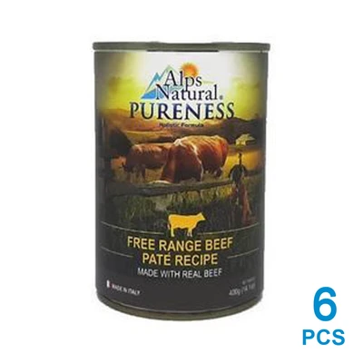 Gambar Care For Paw Alps Natural Pureness Makanan Anjing Basah Beef  400 gr Set 6 pcs