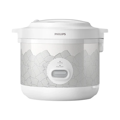 Gambar Philips Rice Cooker 1.8 Liter HD3003/33 - Putih