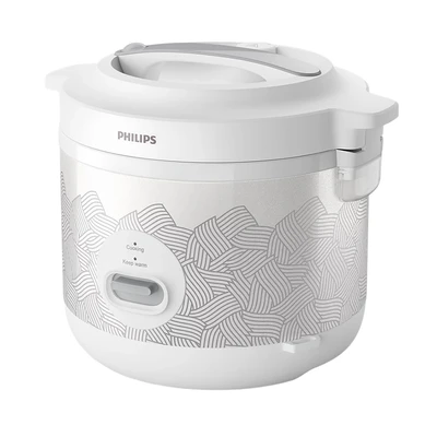 Gambar Philips Rice Cooker 1.8 Liter HD3003/33 - Putih