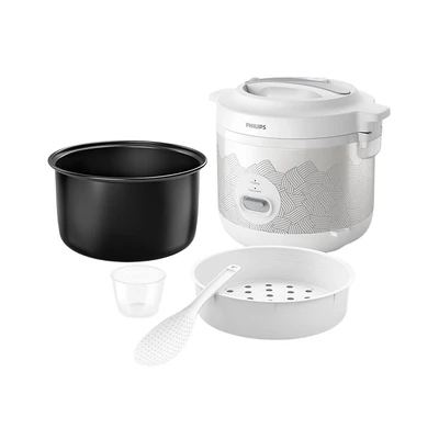 Gambar Philips Rice Cooker 1.8 Liter HD3003/33 - Putih