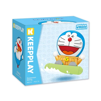 Gambar Keepplay Figure Doraemon Skiing - Mix
