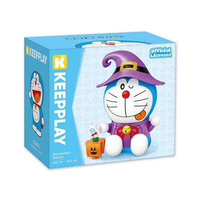 Gambar Keepplay Figure Doraemon Funny Set 85 Pcs - Biru/ungu