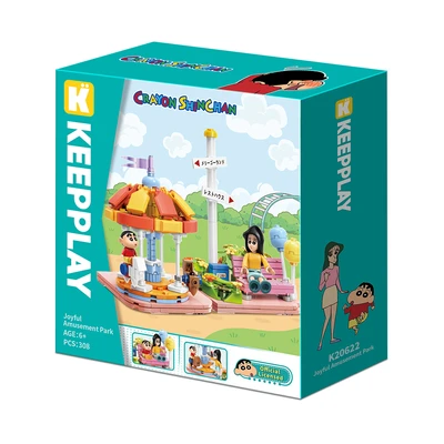 Gambar Keepplay Crayon Shinchan Joyful Amusement Park Set 308 Pcs - Mix