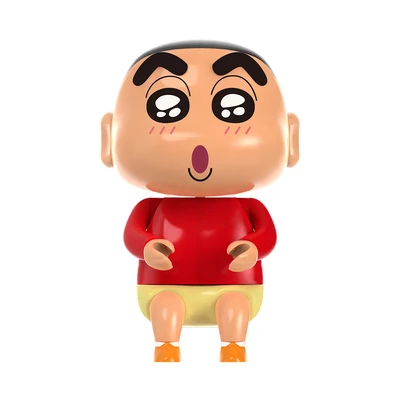 Gambar Keepplay Crayon Shinchan Childhood Yellow Car Set 206 Pcs - Kuning/merah