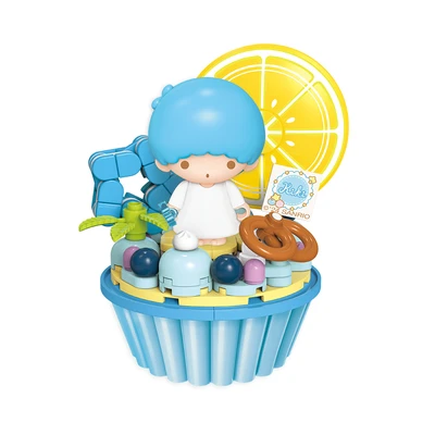 Gambar Keepplay Little Twin Stars Lemon Blueberry Cupcake Set 132 Pcs - Mix