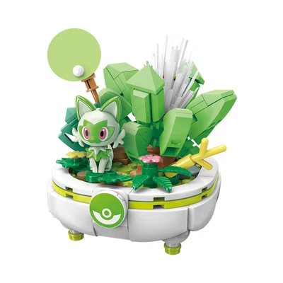 Gambar Keeppley Potted Plant Sprigatito Themed - Hijau