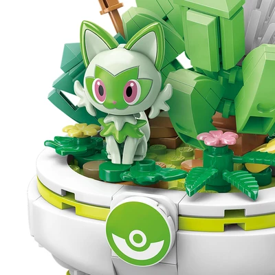 Gambar Keeppley Potted Plant Sprigatito Themed - Hijau