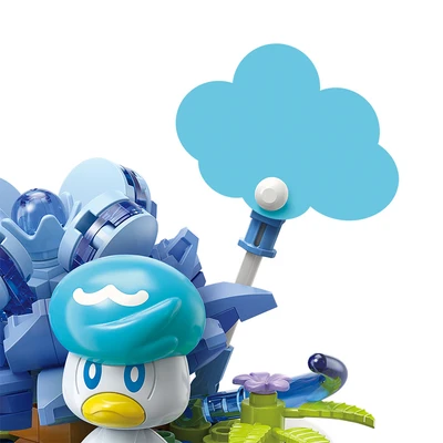 Gambar Keeppley Potted Plant Quaxly Themed - Biru