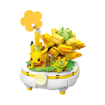 Gambar Keeppley Potted Plant Pikachu Themed - Kuning