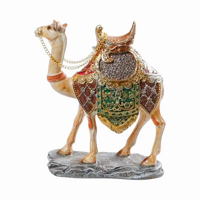 Gambar Informa 13.5x5x16 cm Patung Miniatur Dekorasi Camel 1 - Krem