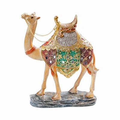 Gambar Informa 16x6x20.5 cm Patung Miniatur Dekorasi Camel 2 - Krem