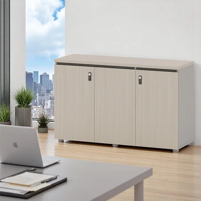 Gambar Informa Maven Kabinet Kantor - Cokelat Oak/Abu-Abu