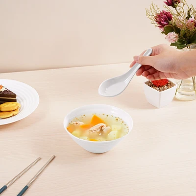 Gambar Culinart Wline Mangkuk Saji Kaca 13 cm - Putih