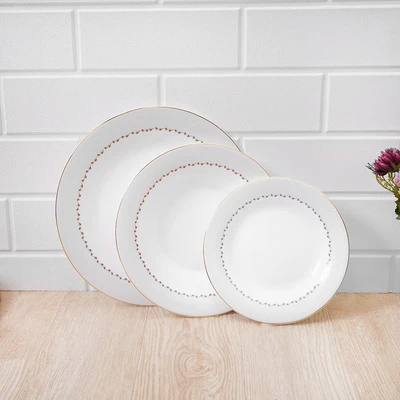 Gambar Culinart Lacey Perlengkapan Makan Set 5 pcs - Putih