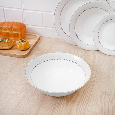 Gambar Culinart Lacey Perlengkapan Makan Set 5 pcs - Putih
