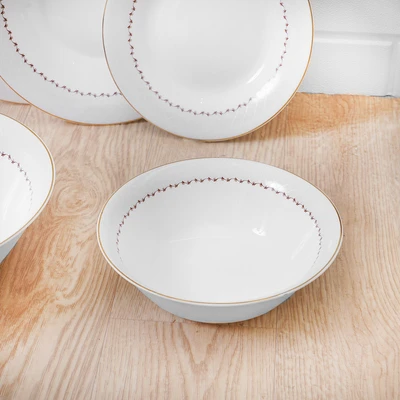 Gambar Culinart Lacey Perlengkapan Makan Set 5 pcs - Putih