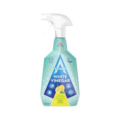Gambar Astonish Zesty Citrus Spray Pembersih Noda Minyak & Lemak Cuka Putih 750 ml - Biru