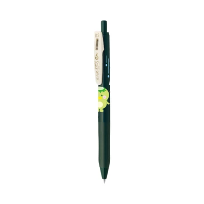 Gambar Zebra Sarasa Monsters Vintage Pulpen Gel Green Black 0.5 Mm