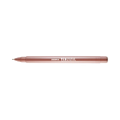 Gambar Zebra Penciltic Fineliner Pulpen Cokelat 0.4 Mm