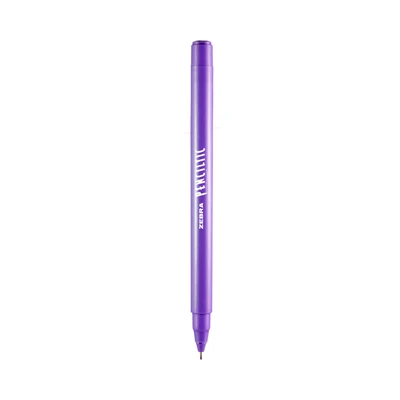 Gambar Zebra Penciltic Fineliner Pulpen Ungu Violet 0.4 Mm