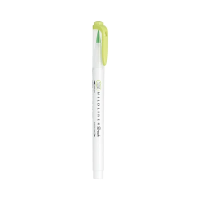 Gambar Zebra Mildliner Brush Spidol Citrus Green