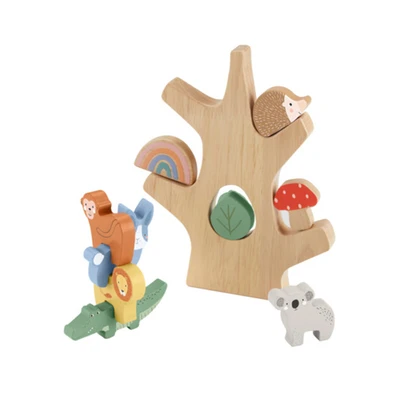 Gambar Fisher Price Set Balance Tree Kayu Hxt87