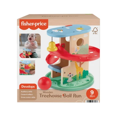 Gambar Fisher Price Playset Treehouse Ball Run Hxt92
