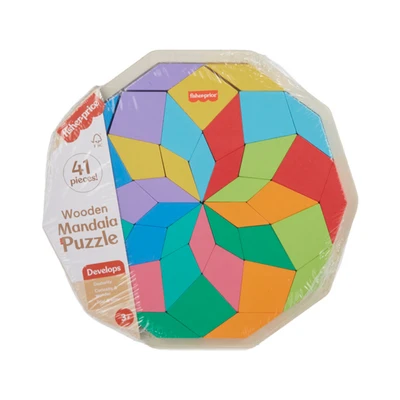 Gambar Fisher Price Set Mandala Puzzle Kayu Hxt94