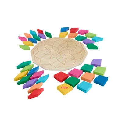 Gambar Fisher Price Set Mandala Puzzle Kayu Hxt94