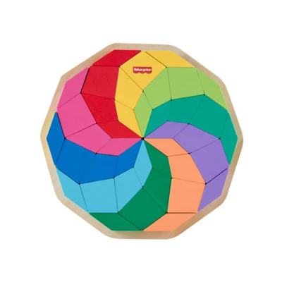 Gambar Fisher Price Set Mandala Puzzle Kayu Hxt94