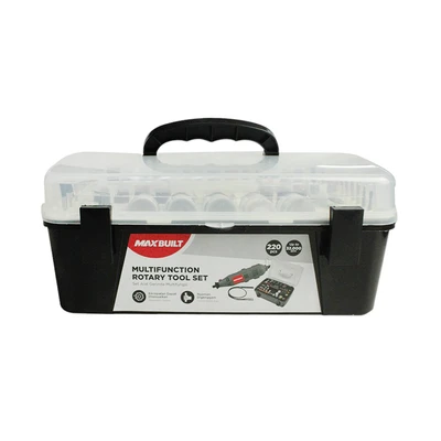 Gambar Maxbuilt Set Gerinda Elektrik Multifungsi 135 Watt - Abu-Abu