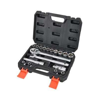 Gambar Tactix 1/2 Inch Kunci Sok Set 18 pcs - Hitam
