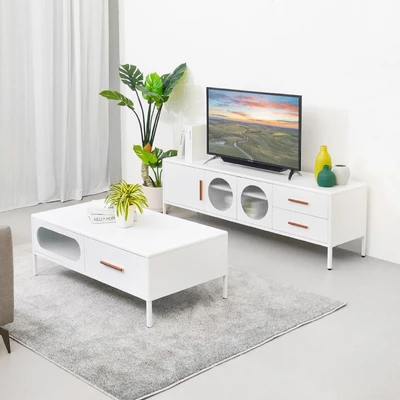 Gambar Informa Jasper Rak TV - Putih Matte