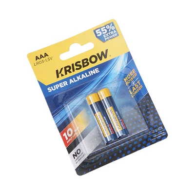Gambar Krisbow Baterai Alkaline AAA Set 2 pcs - Biru