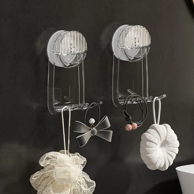 Gambar Stora Gantungan Dinding Kamar Mandi 3 Kait Dengan Suction