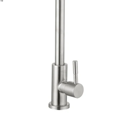 Gambar Fosa 1/2 Inci Keran Dapur Table Stainless Steel - Silver