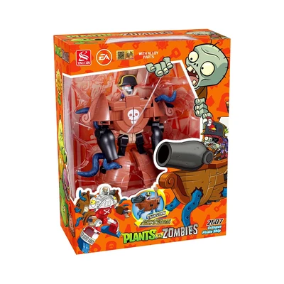 Gambar Cruzer Plants Vs Zombies Robot Octopus Pirate Ship 3 In 1 - Cokelat
