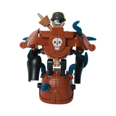 Gambar Cruzer Plants Vs Zombies Robot Octopus Pirate Ship 3 In 1 - Cokelat