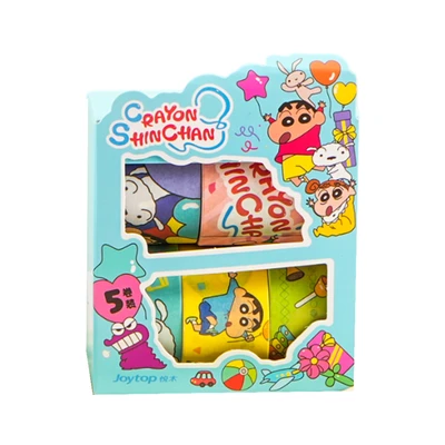 Gambar Kiddy Fun Joytop Set 5 Pcs Washi Tape Roll Crayon Shinchan Random
