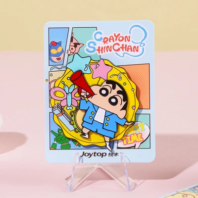 Gambar Kiddy Fun Joytop Pin Metal Diy Crayon Shinchan A5 Random