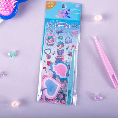 Gambar Kiddy Fun Joytop Set Diy Hot Sweetheart Guka Sticker Random