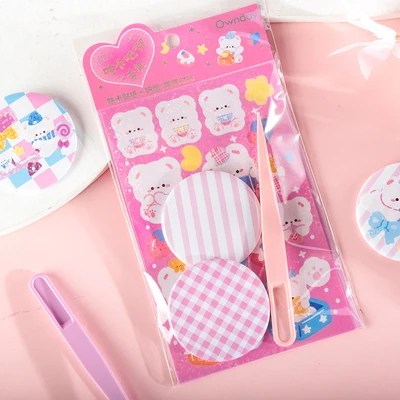 Gambar Kiddy Fun Joytop Set Diy Little Bear Guka Badge Sticker Random