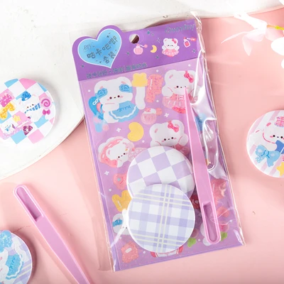 Gambar Kiddy Fun Joytop Set Diy Little Bear Guka Badge Sticker Random