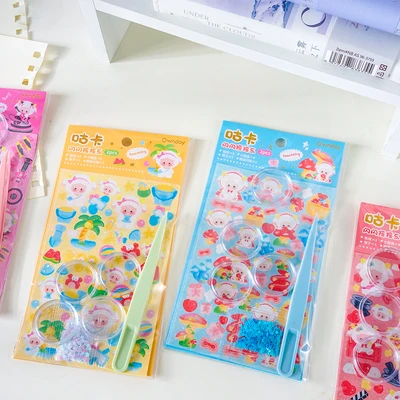 Gambar Kiddy Fun Joytop Set Diy Sheep Goat Guka Sticker Spark Random