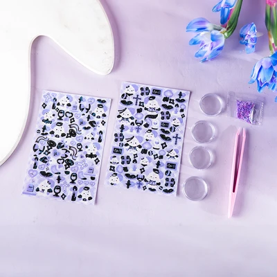 Gambar Kiddy Fun Joytop Set Diy Heartbeat Guka Sticker Sparkling Random