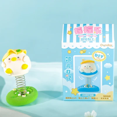 Gambar Kiddy Fun Joytop Set Diy Out Diary Rock Light Clay Random