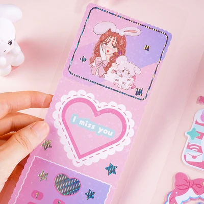 Gambar Kiddy Fun Joytop Set Diy Milk Bubble Photo Frame Sticker Random