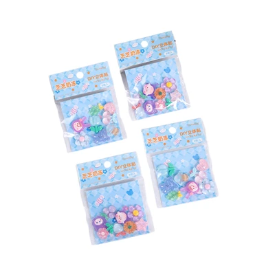 Gambar Kiddy Fun Joytop Set Diy Stiker 3d Milk Jelly Random
